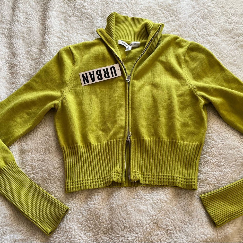 UO zip up sweater